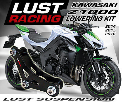 2014-2016 Kawasaki Z1000 lowering kit by LUST Racing