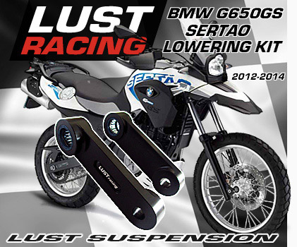 BMW G650GS Sertao lowering kit 2012-2014