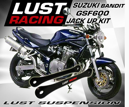 GSF600 jack up kit. Suzuki Bandit jack up kit GSF600 by Lust Racing, image