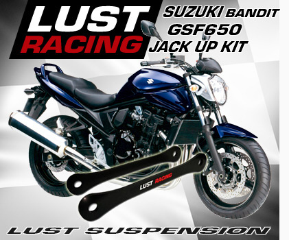 Suzuki GSF 650 jack up kit. Bandit GSF 650 jack up kit by Lust Racing, image