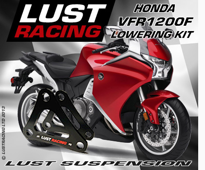 2010-2017 Honda VFR1200F lowering kit by LUST Racing