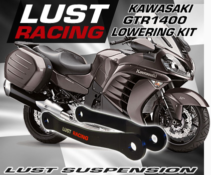 2008-2023 Kawasaki 1400 GTR lowering kit, concours 14 lowering kit