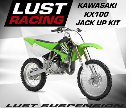 KX100 jack up kit, Kawasaki KX100 suspension jack up links