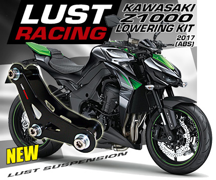 WMotorcycle lowering kits for Kawasaki by LUST Racing