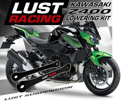 Kawasaki Z400 lowering kit 2019-2023
