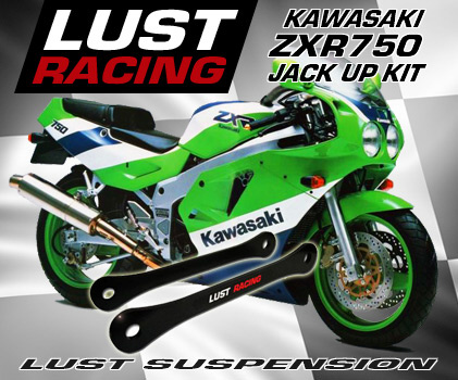 ZXR750 jack up kit. Lust Racing suspension linkage jack up kit for Kawasaki ZXR750 